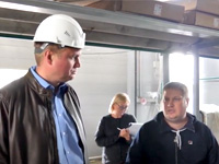Проверка строительства котельной 60 МВт главой города Троицка